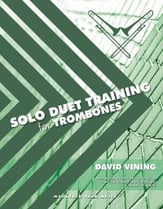 Solo Duet Training for Trombones cover